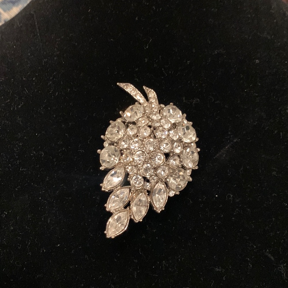 St. John crystal brooch